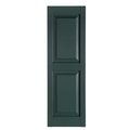 Mr Mxyzptlk Perfect Shutters IR521539331 Premier Raised Panel Exterior Decorative Shutters; Heritage Green - 15 x 39 in. IR521539331